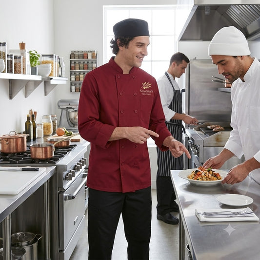 Savona Long Sleeve Chef Jacket (Men)