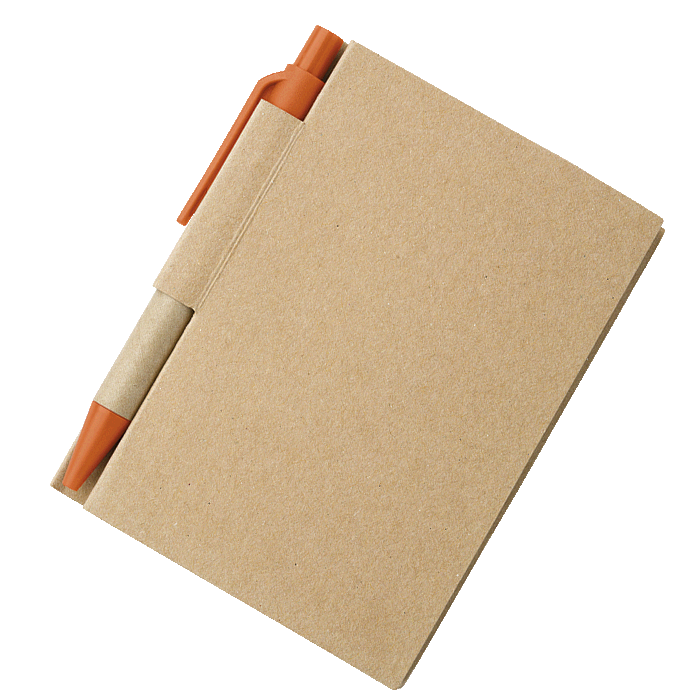Mini Recycled Notebook with Pen