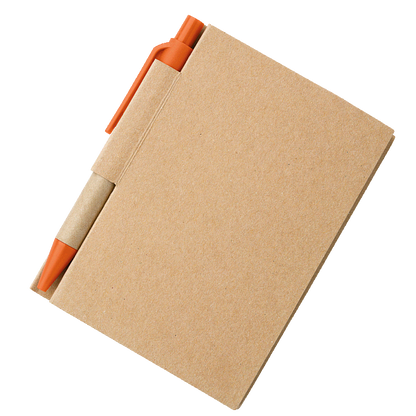 Mini Recycled Notebook with Pen