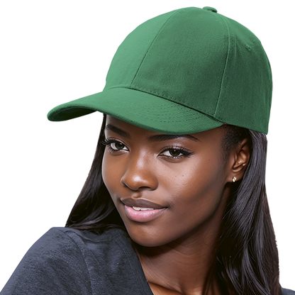 6 Panel Brushed Cotton Cap