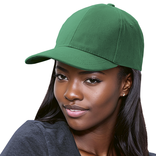 6 Panel Brushed Cotton Cap