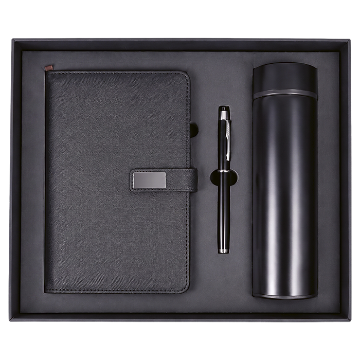 Executive Notebook And Water Bottle Gift Set