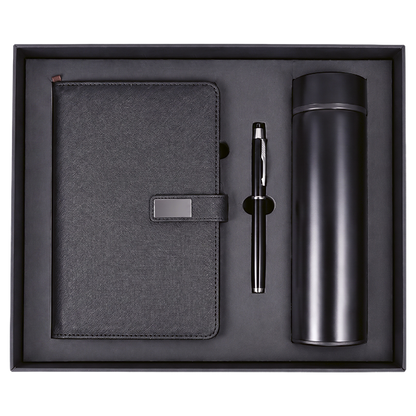 Executive Notebook And Water Bottle Gift Set