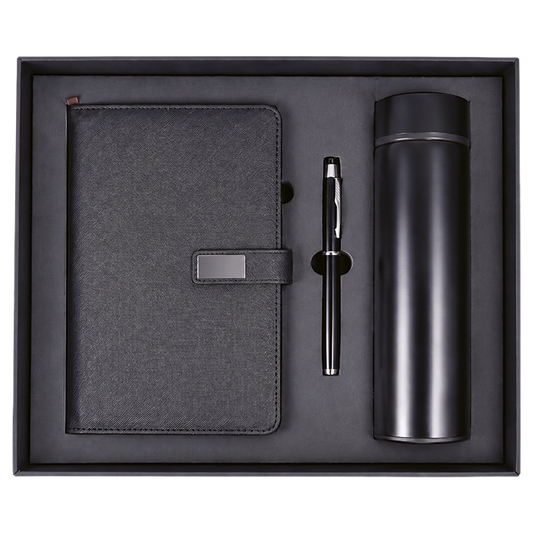 Executive Notebook And Water Bottle Gift Set