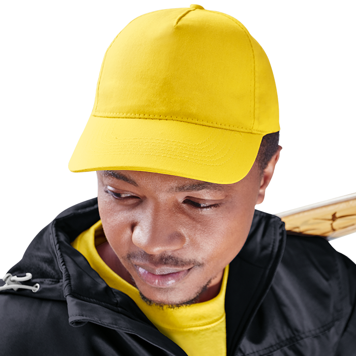 5 Panel Cap with Hard Front – SevenGifts