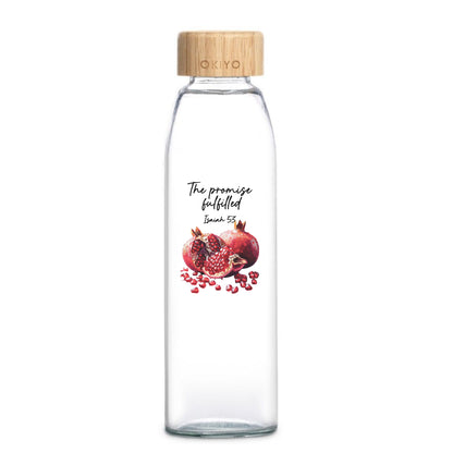 Okiyo Wabi-Sabi Glass Water Bottle - 500ml