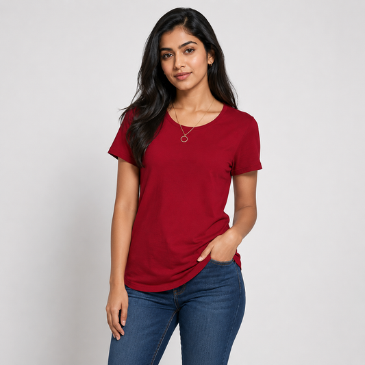 Ladies Crew Neck T-Shirt 145gr
