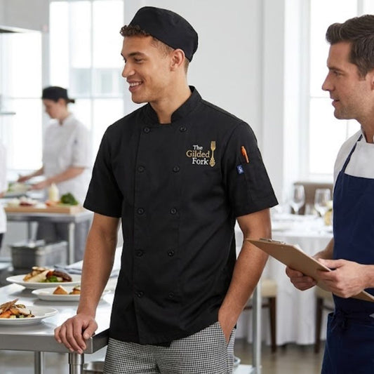 Savona Short Sleeve Chef Jacket (Men)